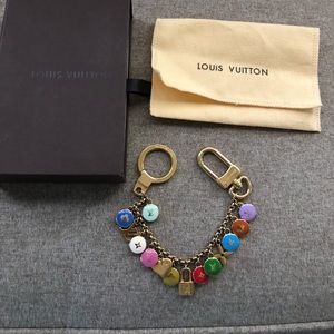 Louis Vuitton cles pastilles bag charm key holder